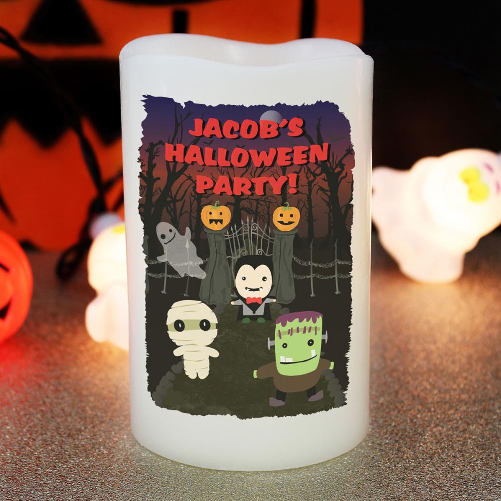 Personalised Halloween LED Candle Extra Image 3